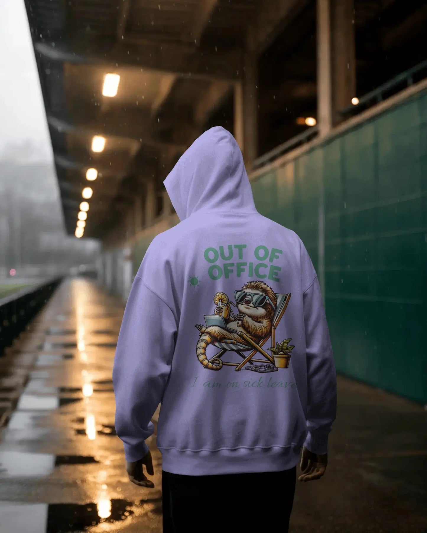 Out of Office Oversized Hoodie for Coders & Creators