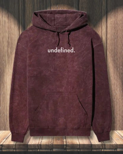 Undefined Acid Wash Hoodie - Iconic Coding Geek Hoodie by DevHero DevHero India