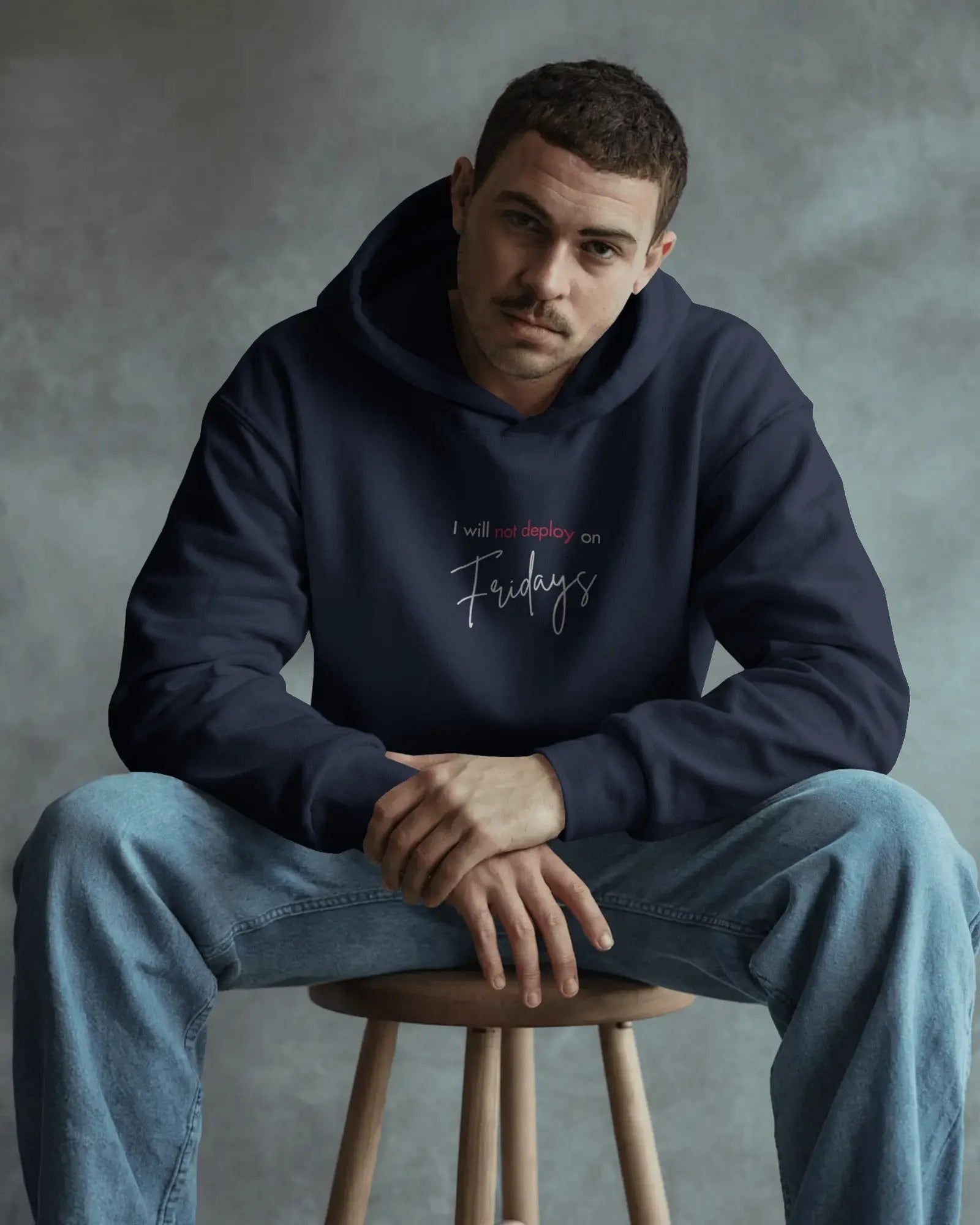 I Will Not Deploy on Fridays Oversized Hoodie – 400 GSM | Hoodie for Developers DevHero India