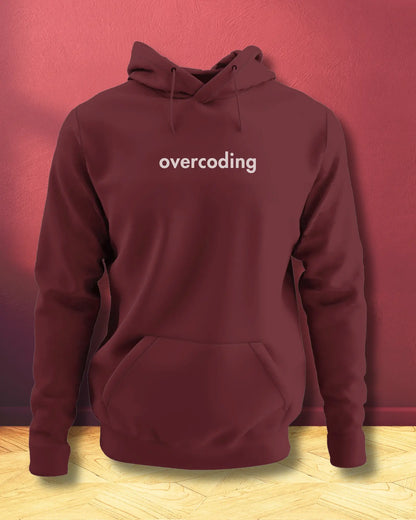 Overcoding - Comfortable Coding Hoodie for Programmers by DevHero DevHero India