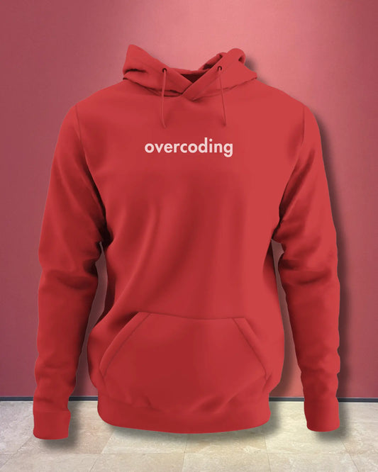 Overcoding - Comfortable Coding Hoodie for Programmers by DevHero DevHero India