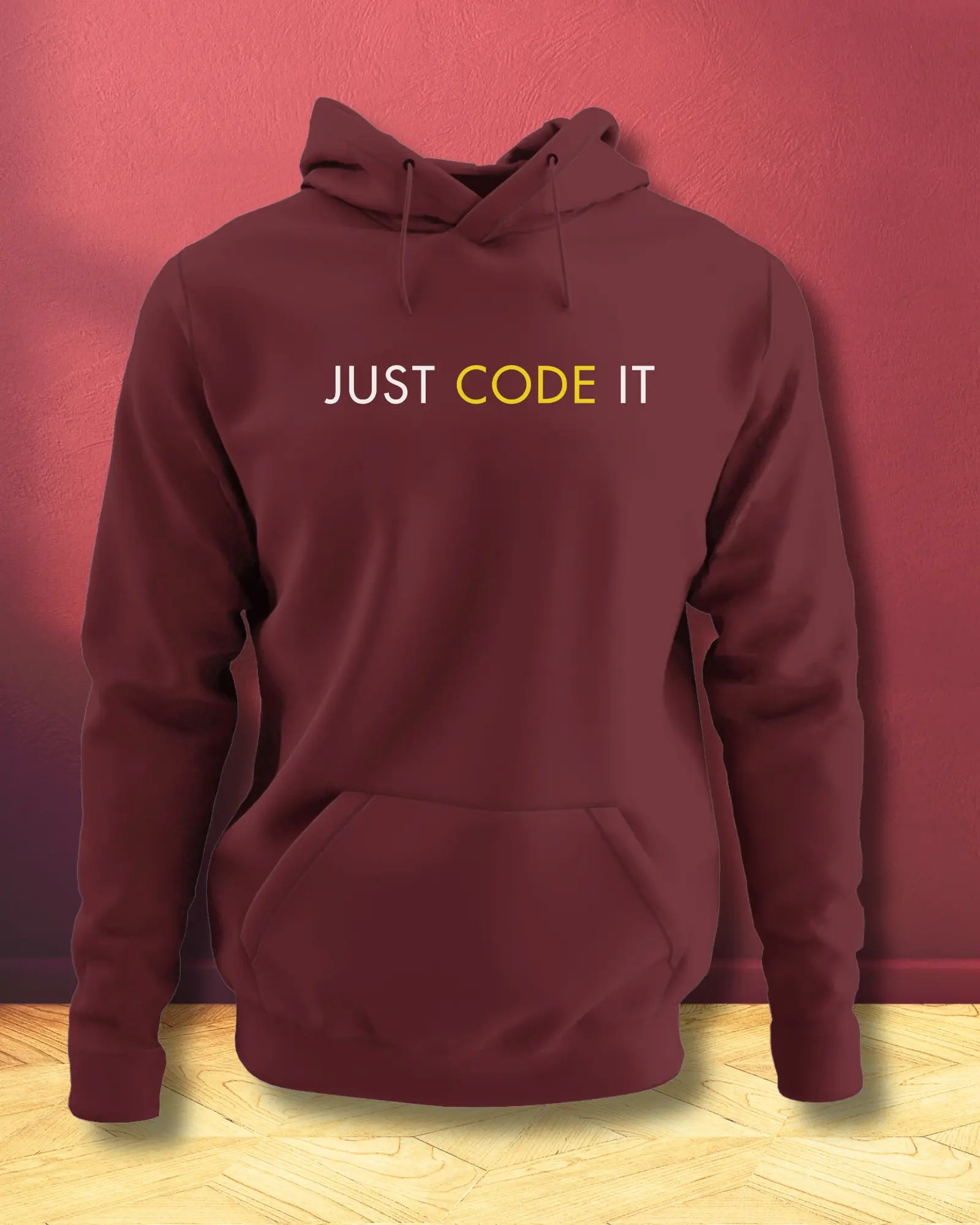 Just Code It - Effortless Style in a Coding Geek Hoodie by DevHero DevHero India