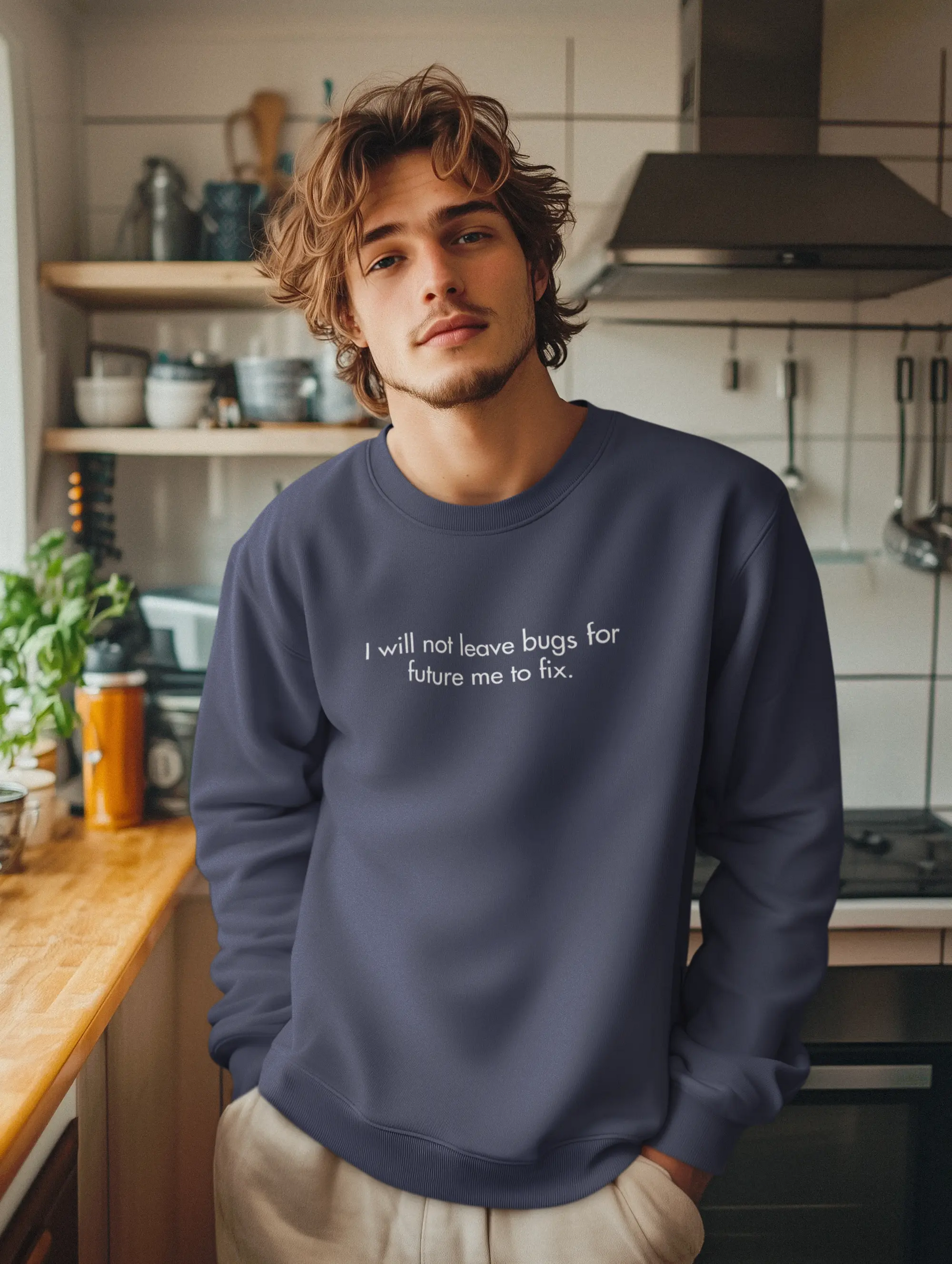 I will not leave bugs for future me - Sweatshirt for Developers DevHero India