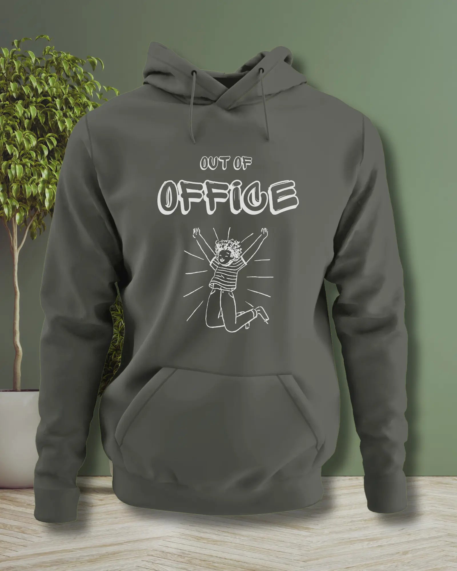 Out of Office (White) - Relax in Style with DevHero’s Coding Hoodies for Programmers DevHero India