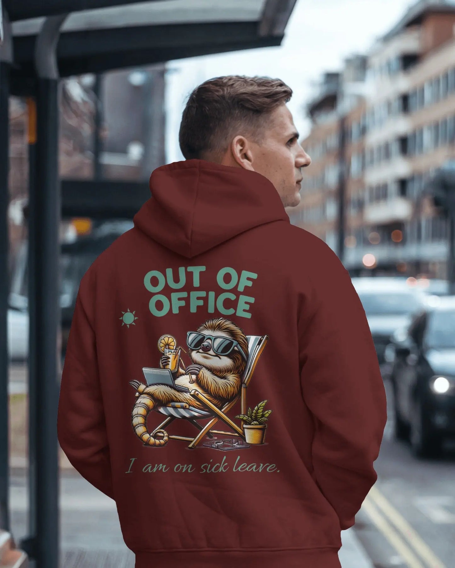 Out of Office Oversized Hoodie for Coders & Creators