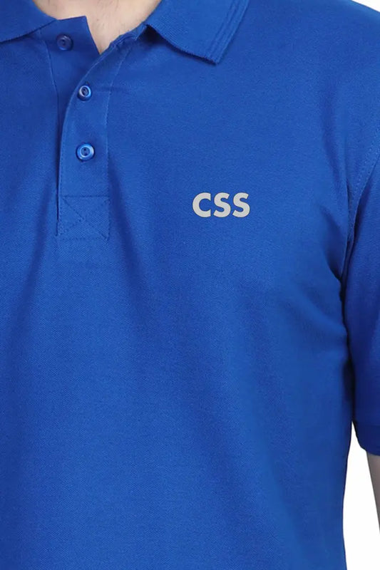 CSS Unisex Polo Half Sleeve T-shirt DevHero India